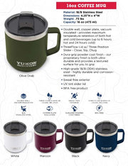 Yukon 16oz Freedom Coffee Mug with Handle (Case of 24) Cedar Lake Creations