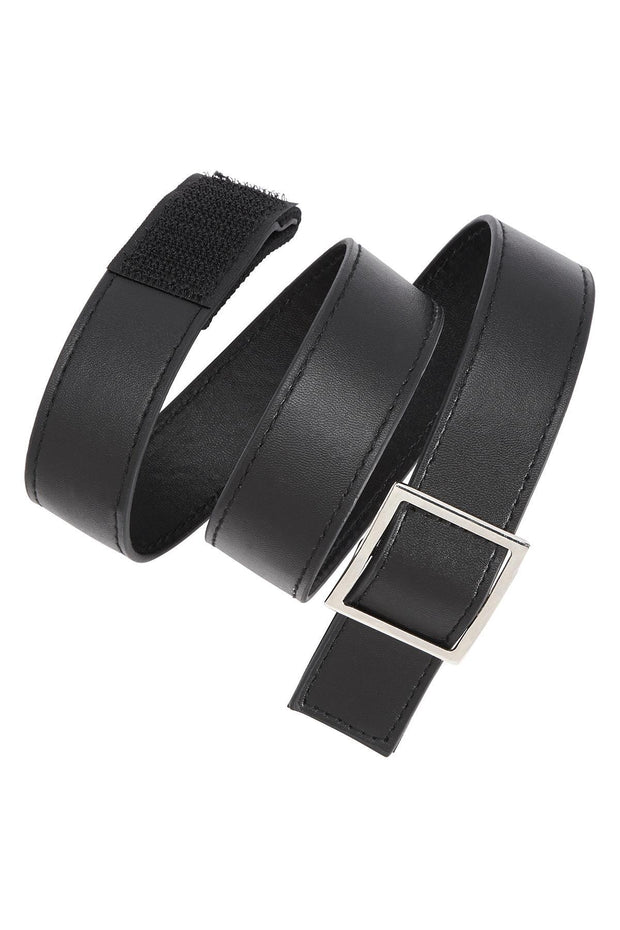 Velcro-Closure Leather Belt