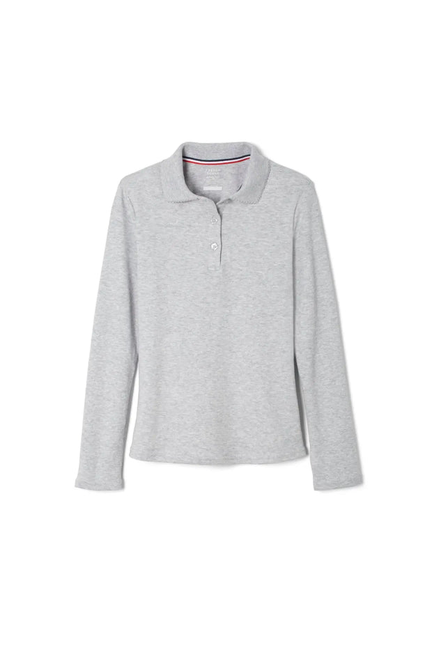 Adult Long Sleeve Feminine Fit Interlock Polo Cedar Lake Creations