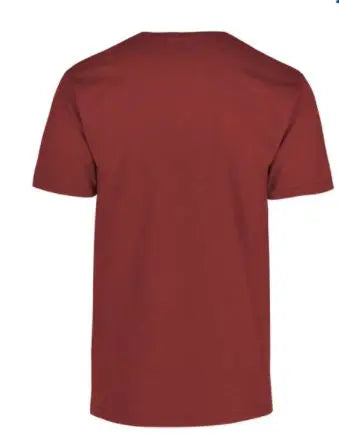Men's Heavy Weight Crew Neck Short Sleeve T Shirt (Cardinal) Cedar Lake Creations