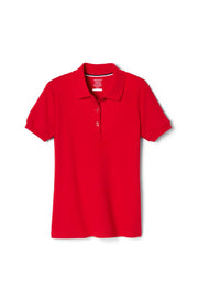 Short Sleeve Interlock Polo with Picot Collar (Feminine Fit) Cedar Lake Creations