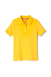 Short Sleeve Interlock Polo with Picot Collar (Feminine Fit) Cedar Lake Creations