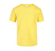 Youths Heavy Weight Crew Neck Short Sleeve T-Shirt (Bright Yellow) Cedar Lake Creations